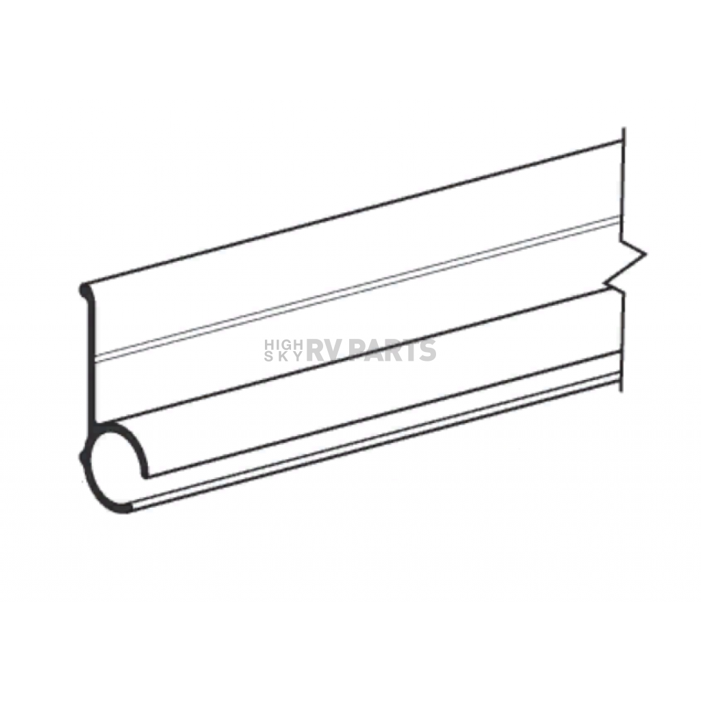 Carefree RV Awning Rail 015885WHT